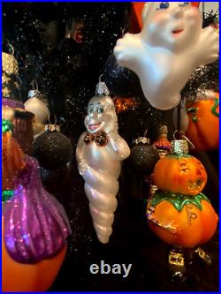 Decorated Halloween Tree/Old World Christmas-Halloween Ornaments/Vintage/Rare Decorated Halloween Tree/Old World Christmas-Halloween Ornaments/Vintage/Rare