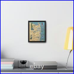 Delaware Beaches Gallery Canvas Wraps, Vertical Frame in 2 colors Delaware Beaches Gallery Canvas Wraps, Vertical Frame in 2 colors