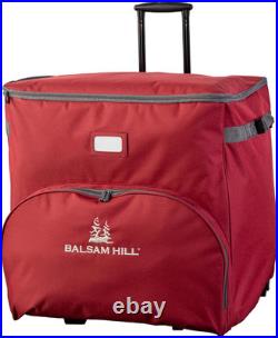 Deluxe Rolling Ornament Chest 120Pc Christmas Decoration Storage with Dividers