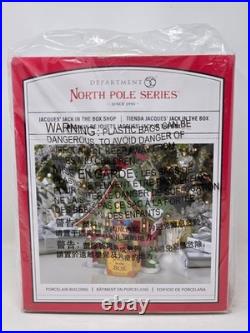 Department 56 Jacques' Jack In The Box Shop New Sealed