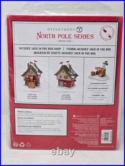 Department 56 Jacques' Jack In The Box Shop New Sealed