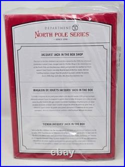 Department 56 Jacques' Jack In The Box Shop New Sealed