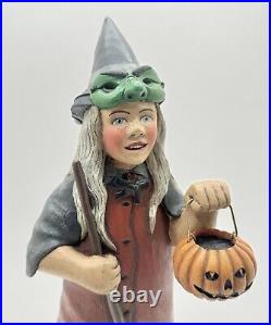 Dept 56 Our Town Collection By Leo Smith Halloween Kids Witch Girl 12.5 Dept 56 Our Town Collection By Leo Smith Halloween Kids Witch Girl 12.5