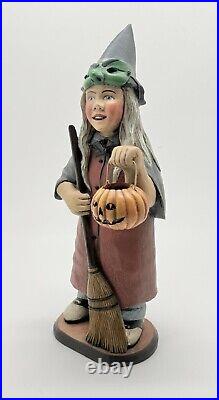 Dept 56 Our Town Collection By Leo Smith Halloween Kids Witch Girl 12.5 Dept 56 Our Town Collection By Leo Smith Halloween Kids Witch Girl 12.5