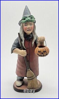 Dept 56 Our Town Collection By Leo Smith Halloween Kids Witch Girl 12.5 Dept 56 Our Town Collection By Leo Smith Halloween Kids Witch Girl 12.5