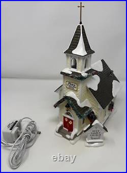 Dept 56 Snow Village Holy Family Church 2 Piece Set 4044857 Christmas Decor