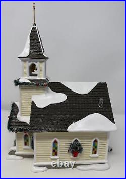 Dept 56 Snow Village Holy Family Church 2 Piece Set 4044857 Christmas Decor