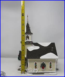 Dept 56 Snow Village Holy Family Church 2 Piece Set 4044857 Christmas Decor
