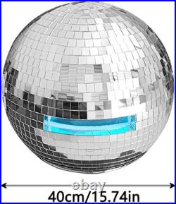 Disco Ball Helmet, Mirror Ball Hat, Sparkling Disco Ball Decoration, Mirror Glas