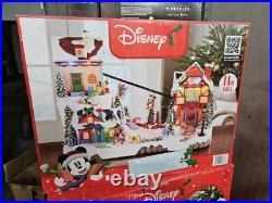 Disney 11in. Musical Ski Lift Holiday Display with Lights, Music & Animation