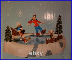 Disney 13 Piece Christmas Village Mickey Mouse Lights & Classic Holiday Music