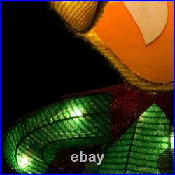 Disney 2.5-ft LED Donald Duck with Elf Outfit Christmas Yard Decoration