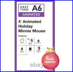 Disney 4 ft Animated Holiday Minnie Mouse Home Depot