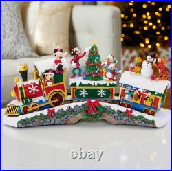 Disney Animated Holiday Christmas Train with Lights & Classic Holiday Music