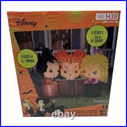 Disney Gemmy 5 ft. LED Hocus Pocus Sanderson Sisters Spell Book Inflatable NEW