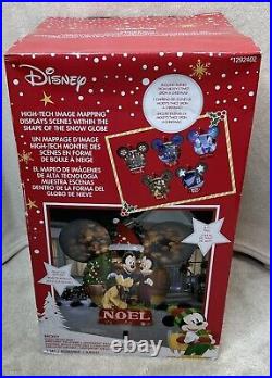 Disney Gemmy 8ft Christmas Mickey Living Projection Air-Blown Inflatable NIB