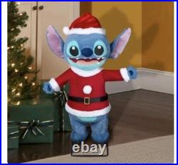 Disney Gemmy Magic Holiday 3Ft Stitch Animated, Talks And Sings Christmas Decor