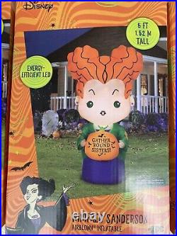 Disney Hocus Pocus 5' Winifred Sarah Mary Sanderson Sisters Inflatable! Lot of 3