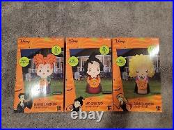Disney Hocus Pocus 5' Winifred Sarah Mary Sanderson Sisters Inflatables Set of 3
