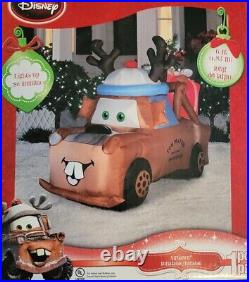 Disney Inflatable Tow Mater from Disney's Cars 6 Ft Christmas Lawn Decoration