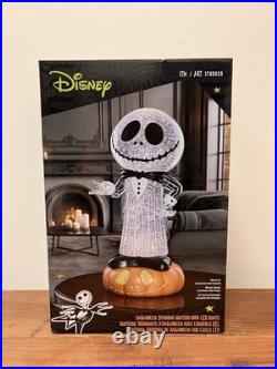 Disney Jack Skellington Halloween Spinning Lantern Pumpkin LED Lights BRAND NEW