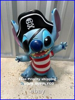 Disney LED Stitch Pirate Halloween 18 Blow Mold Lighted 2024 Ships Priority