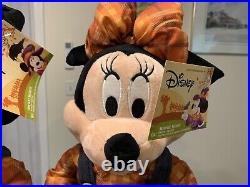 Disney Mickey Mouse and Minnie Mouse Thanksgiving Fall Harvest Porch Greeters