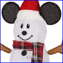 Disney Mickey and Minnie 30.98-in Mouse Yard Decoration with White LED Lights