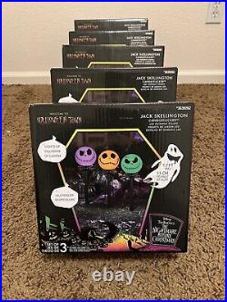 Disney Nightmare Before Christmas Jack Skellington Candleflicker Lights Gemmy