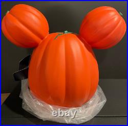 Disney Parks 2023 Mickey Mouse Light Up Large Jack O' Lantern Halloween Pumpkin