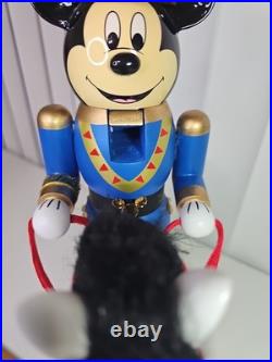 Disney Parks Mickey Mouse Rocking Horse Christmas Holiday Wooden Nutcracker, 17
