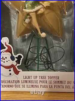 Disney Store Tinker Bell Light-Up Tree Topper 2021 RARE OPEN BOX