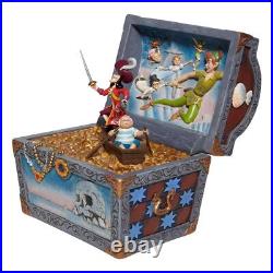 Disney Traditions Peter Pan Treasure Chest Scene Figurine