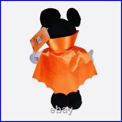 Disney's Mouse Mouse Vampire & Minnie Mouse Witch Orange Halloween Greeters NEW