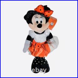 Disney's Mouse Mouse Vampire & Minnie Mouse Witch Orange Halloween Greeters NEW