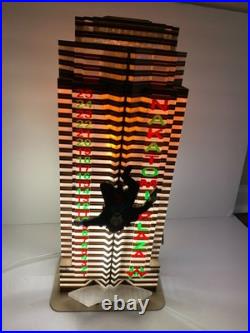 Double Sized Nakatomi Plaza Die Hard Advent Calendar windup music box 1 on top