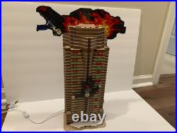 Double Sized Nakatomi Plaza Die Hard Advent Calendar windup music box 1 on top