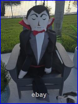 Dracula Lifesize 5ft Body Pillow Isaac Mizrahi IMNYC 60x30 Halloween decoration