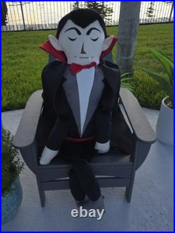 Dracula Lifesize 5ft Body Pillow Isaac Mizrahi IMNYC 60x30 Halloween decoration
