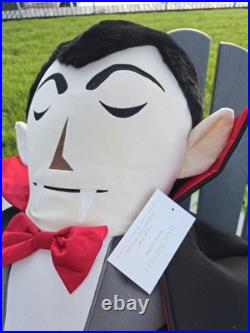Dracula Lifesize 5ft Body Pillow Isaac Mizrahi IMNYC 60x30 Halloween decoration