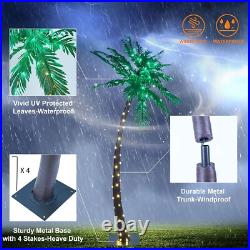 Dual Height Lighted Palm Tree Perfect for Holidays, Parties, and Home Decor Dual Height Lighted Palm Tree Perfect for Holidays, Parties, and Home Decor