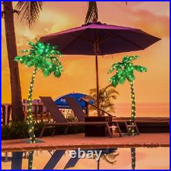Dual Height Lighted Palm Tree Perfect for Holidays, Parties, and Home Decor Dual Height Lighted Palm Tree Perfect for Holidays, Parties, and Home Decor