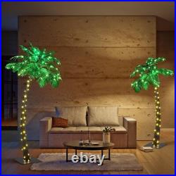 Dual Height Lighted Palm Tree Perfect for Holidays, Parties, and Home Decor Dual Height Lighted Palm Tree Perfect for Holidays, Parties, and Home Decor