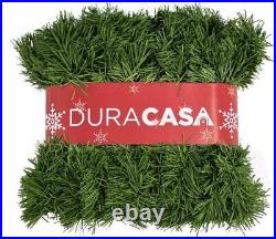 DuraCasa 50 Foot Christmas Garland for Christmas Decorations, Green Non-Lit 4
