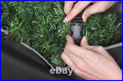 Durable Black Christmas Tree Storage Bag Extra Large, Foldable and On Wheels