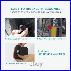 Durable Magnetic Wireless Trailer Lights Rechargeable LED, Shockproof Design