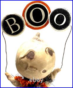 ESC Trading Co. BOO Ghost WithOrange/BLK Scarf Karen & Mary Hammerschmidt Pumpkin ESC Trading Co. BOO Ghost WithOrange/BLK Scarf Karen & Mary Hammerschmidt Pumpkin