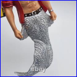 EXTREMELY RARE 2013 December Diamonds Merman TAURUS Ornament Retired
