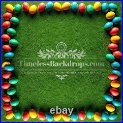 Easter 10x10ft, 8x8ft Backdrop, Banner, Thin Premium Polyester Fabric (005)