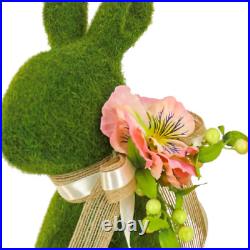 Easter Bunny Table Decoration 9L x 8W x 10H Indoor/Outdoor Display MOSS